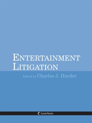 cover image of Entertainment Litigation